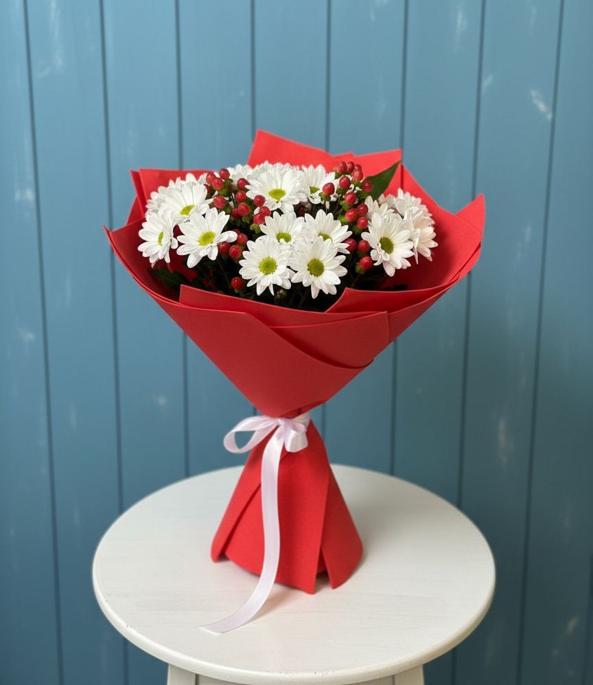 Букет цветов из: Хризантемы в Севске