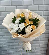 Букет цветов из:  Розы и Хризантемы в Севске