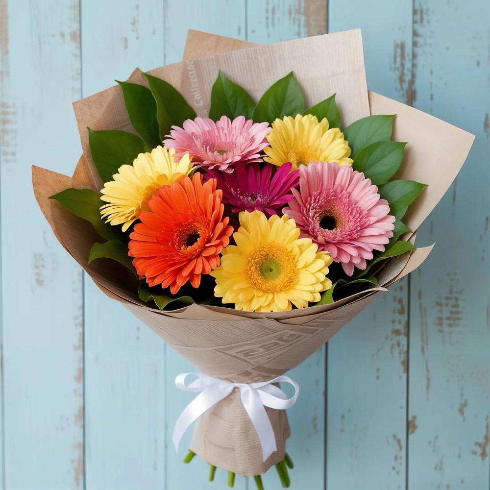 Букет цветов из: Герберы в Севске