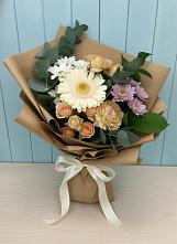 Букет цветов из:  Герберы и Хризантемы в Севске