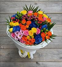 Букет цветов из:  Розы и Хризантемы в Севске