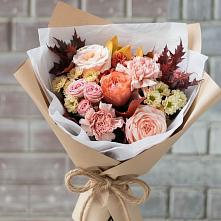 Букет цветов из:  Гвоздики, Хризантемы и Розы #REPLACE_PRED# Севске