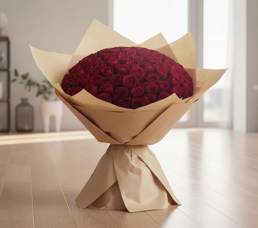 Букет 101 Красная роза в Севске