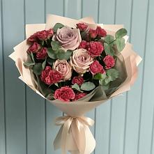 Букет цветов из:  Гвоздики и Розы #REPLACE_PRED# Севске