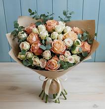 Букет цветов из:  Альстромерии и Розы #REPLACE_PRED# Севске